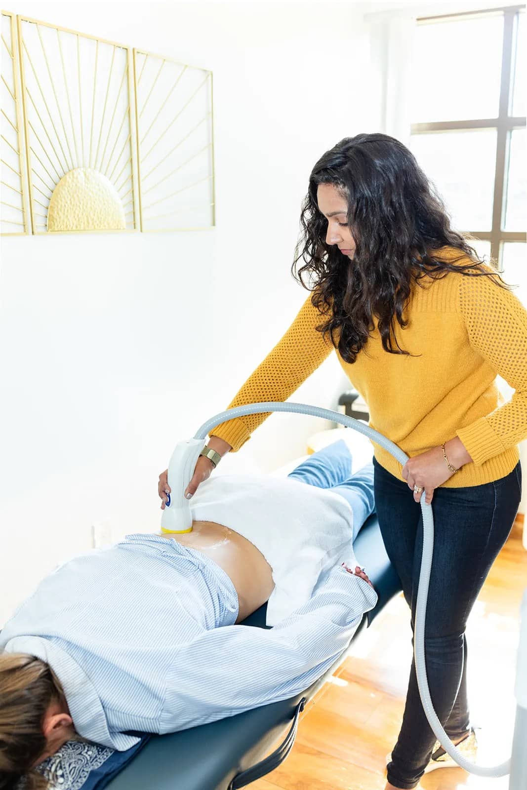 Softwave therapy with Dr. Nimira at ALIVE Wellness Center in Agoura Hills